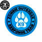 KILONINER キロナイナー カスタマイズ用パッチ ZOMBIE OUTBREAK PVC Patch BLUE