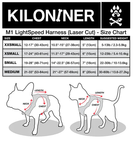 KILONINER キロナイナー 2023モデル M1 Light Speed Harness M1 ライトスピード ハーネス S Coyote【送料無料】