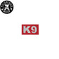 KILONINER キロナイナー カスタマイズ用パッチ K9 Patch S Red