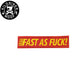 KILONINER キロナイナー カスタマイズ用パッチ Fast as Fuck Patch