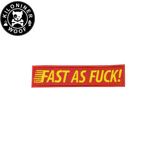 KILONINER キロナイナー カスタマイズ用パッチ Fast as Fuck Patch