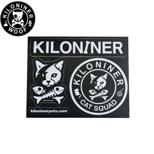 KILONINER キロナイナー Cat Squad Sticker Sheet ステッカー