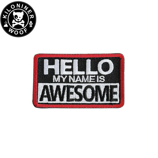 KILONINER キロナイナー カスタマイズ用パッチ Hello awesome Patch