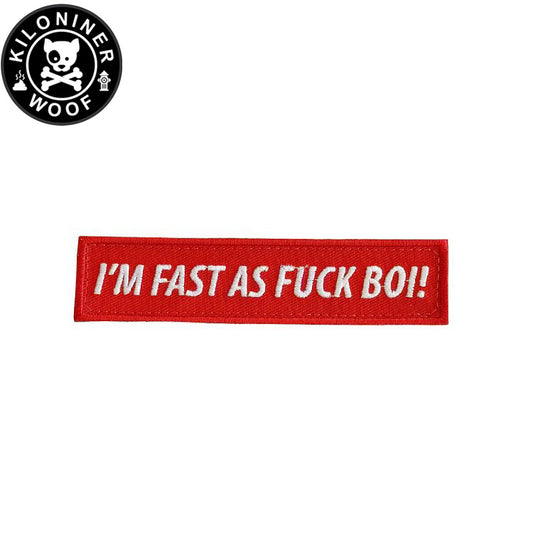 KILONINER キロナイナー カスタマイズ用パッチ Fast As Fuck BOI Patch