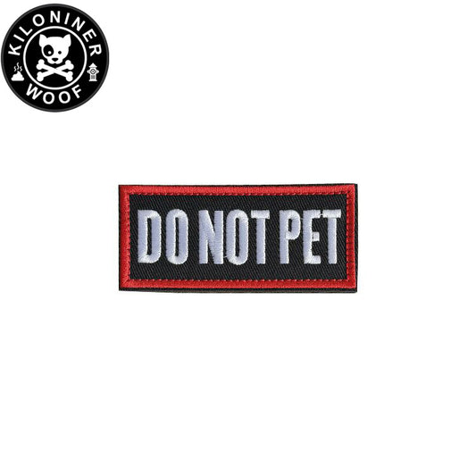 KILONINER キロナイナー カスタマイズ用パッチ Mini Do Not Pet Red Line Patch