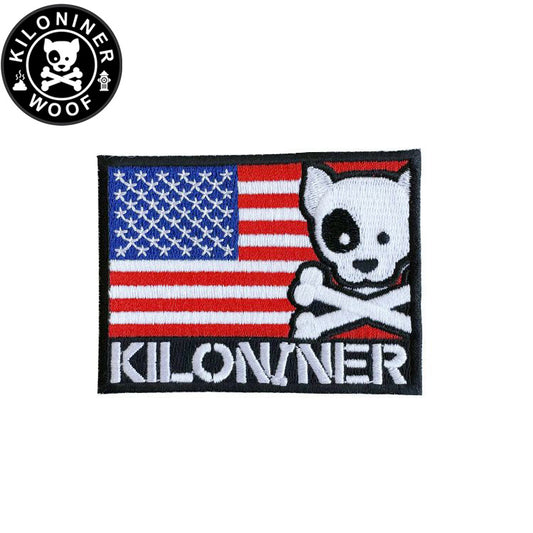 KILONINER キロナイナー カスタマイズ用パッチ Kiloniner Skull Flag Patch