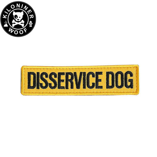 KILONINER キロナイナー カスタマイズ用パッチ Disservice Dog Patch