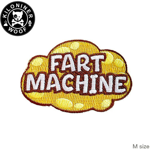 KILONINER キロナイナー カスタマイズ用パッチ Fart Machine Patch Yellow