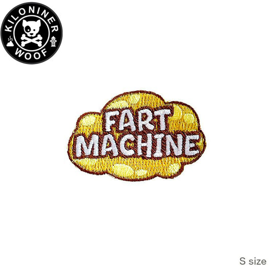 KILONINER キロナイナー カスタマイズ用パッチ Mini Fart Machine Patch Yellow