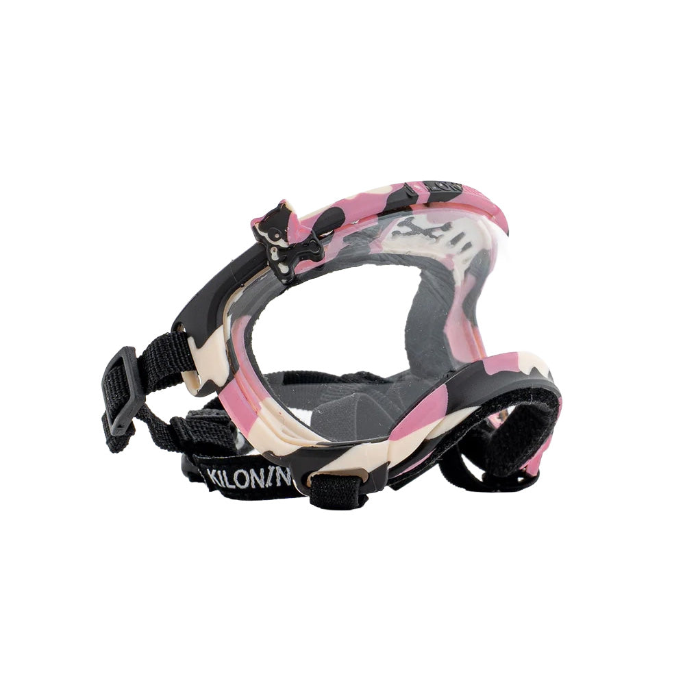 キロナイナー KILONINER シグネチャーゴーグル 小型犬用 XXXS ピンクカモ