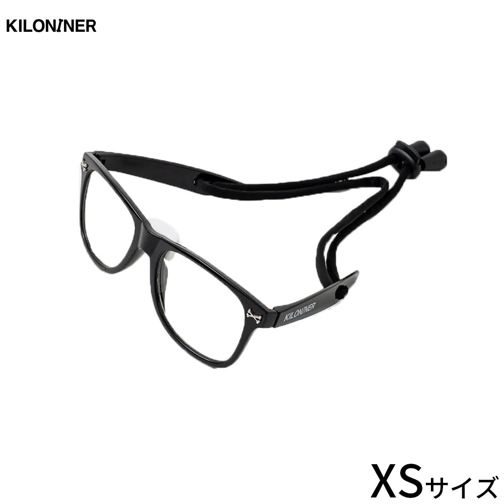 キロナイナー KILONINER ライトシフトグラス 犬用調光サングラス XS ブラック