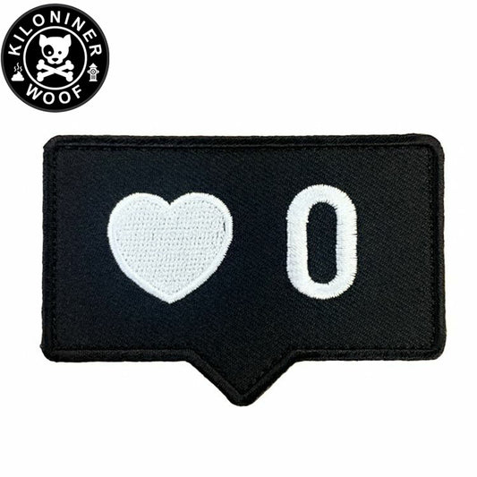 KILONINER キロナイナー カスタマイズ用パッチ Heart-0 Patch