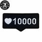 KILONINER キロナイナー カスタマイズ用パッチ Heart-10000 Patch