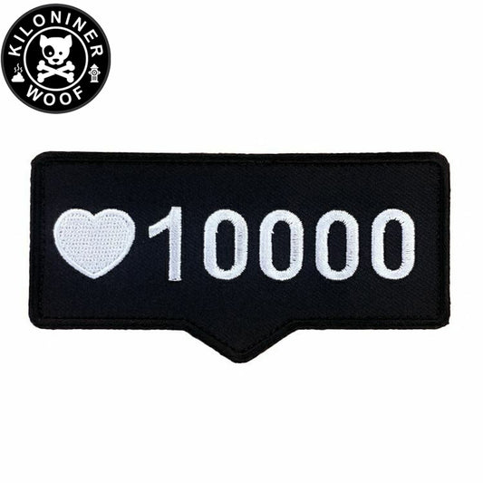 KILONINER キロナイナー カスタマイズ用パッチ Heart-10000 Patch