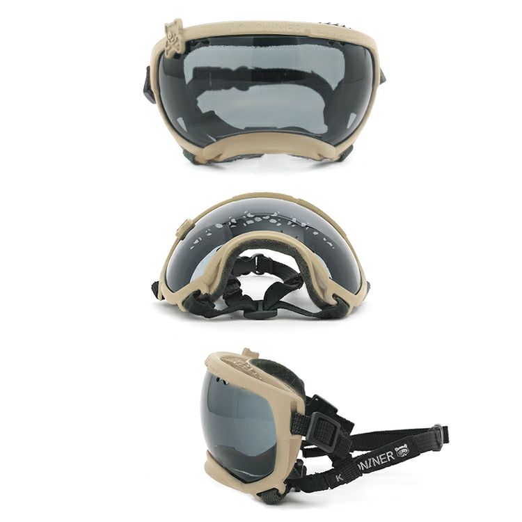 KILONINER キロナイナー Signature Goggles 小型犬用ゴーグル XXXS Coyote【送料無料】