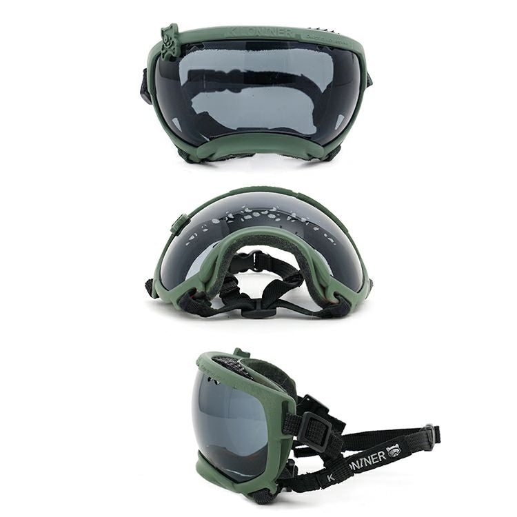 KILONINER キロナイナー Signature Goggles 小型犬用ゴーグル XXS Ranger Green【送料無料】