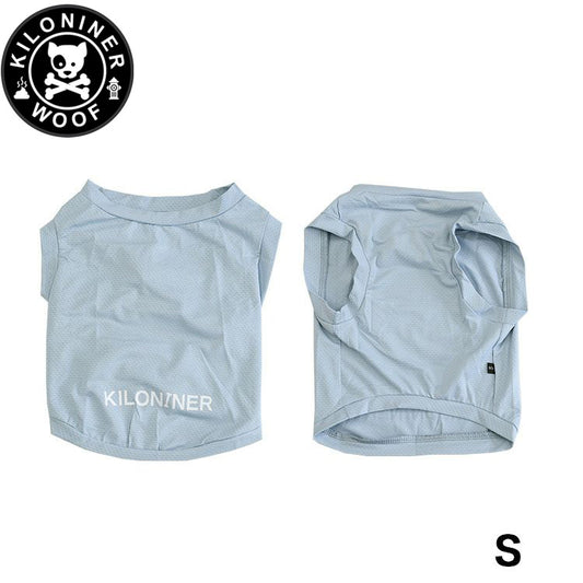 KILONINER キロナイナー ドッグウェア Cooling Shirt クーリングシャツ S Sand blue
