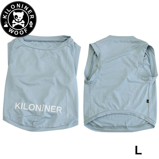 KILONINER キロナイナー ドッグウェア Cooling Shirt クーリングシャツ L Sand blue