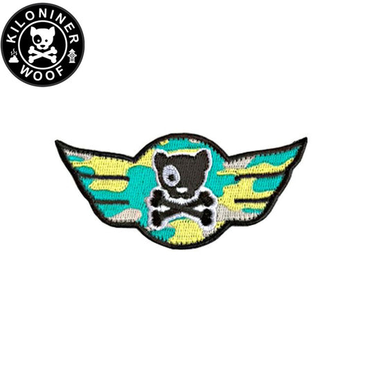 KILONINER キロナイナー カスタマイズ用パッチ Wing Patch Yellowcamo
