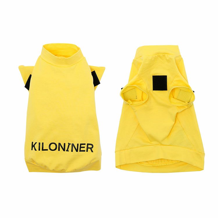 KILONINER キロナイナー ドッグウェア Active Logo T-shirt アクティブロゴ Tシャツ S Yellow【送料無料】