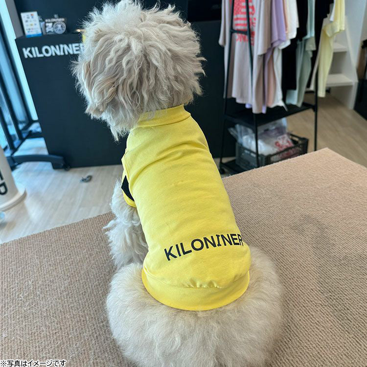 KILONINER キロナイナー ドッグウェア Active Logo T-shirt アクティブロゴ Tシャツ M Yellow【送料無料】