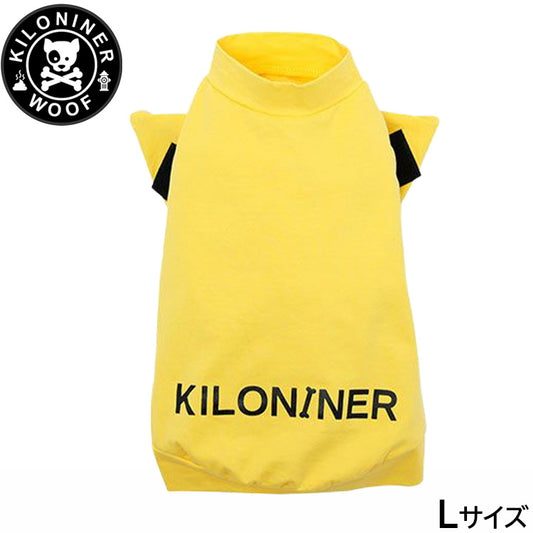 KILONINER キロナイナー ドッグウェア Active Logo T-shirt アクティブロゴ Tシャツ L Yellow【送料無料】
