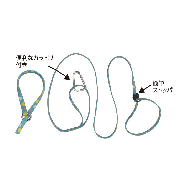 キンペックス KINPEX 緊急・防災リード 小型犬用 水玉