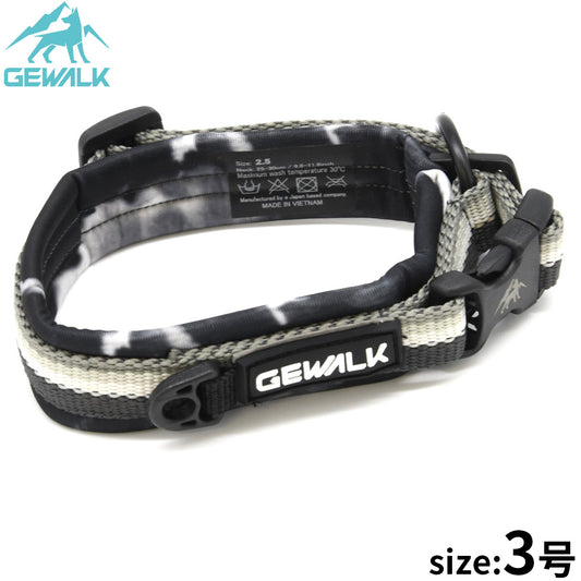 ジウォーク GEWALK コンフォタブル カラー（首輪） 3号 グレー