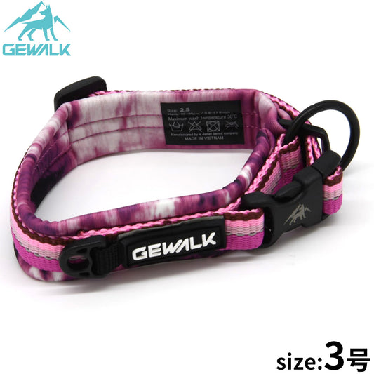 ジウォーク GEWALK コンフォタブル カラー（首輪） 3号 ピンク
