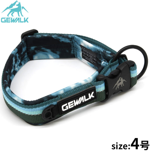ジウォーク GEWALK コンフォタブル カラー（首輪） 4号 ブルー