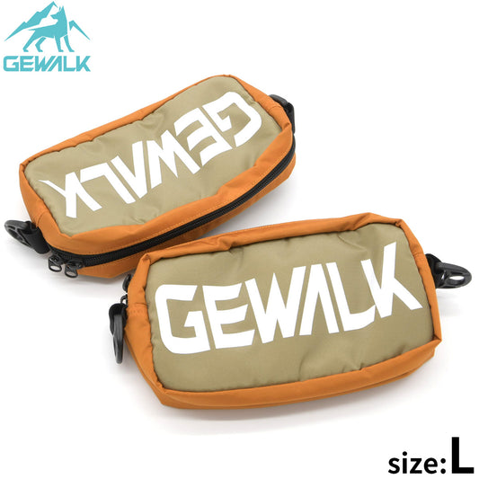 ジウォーク GEWALK サドルバッグ エコ L オレンジ【送料無料】