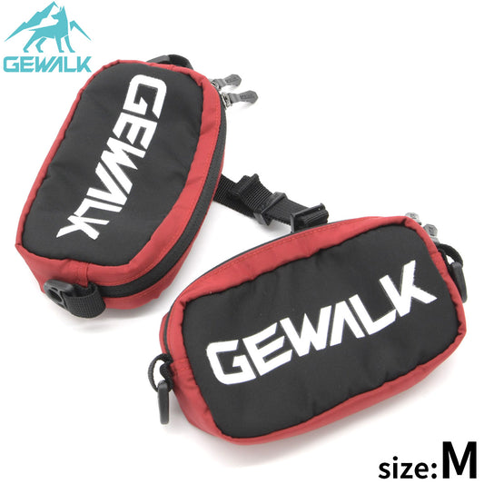 ジウォーク GEWALK サドルバッグ エコ M レッド