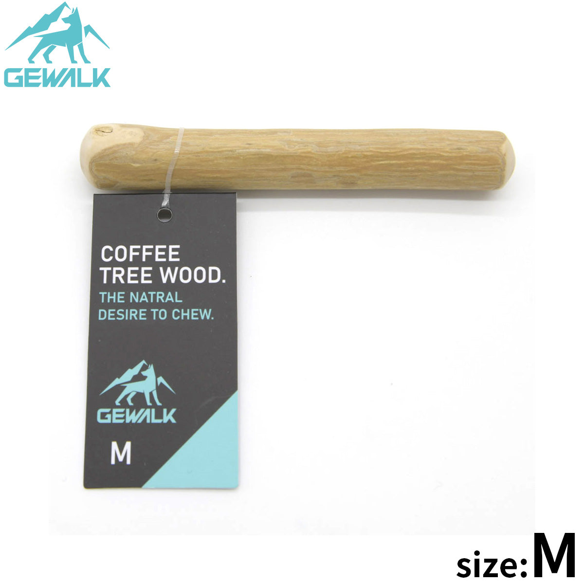 ジウォーク GEWALK ドッグチュウスティック コーヒーツリー M モカベージュ