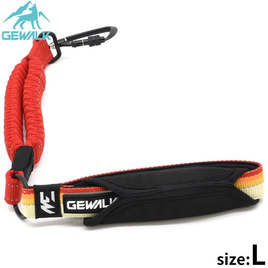 ジウォーク GEWALK ヘビー デューティー ストレッチ リーシュ（リード） 48 L レッド【送料無料】