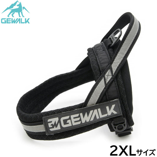 ジウォーク GEWALK アドベンチャー シーカー エコ ハーネス T型 2XL ブラック