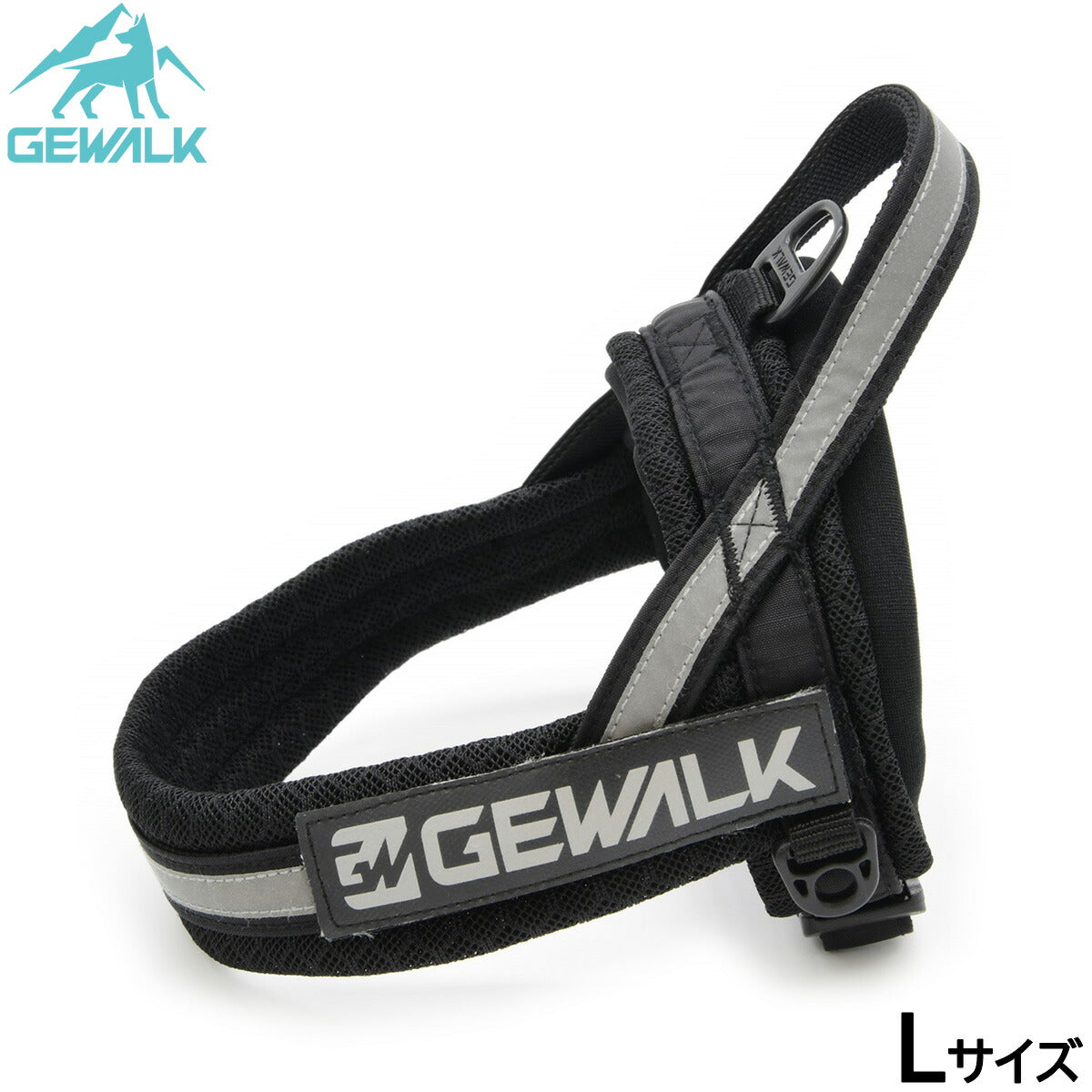 ジウォーク GEWALK アドベンチャー シーカー エコ ハーネス T型 L ブラック