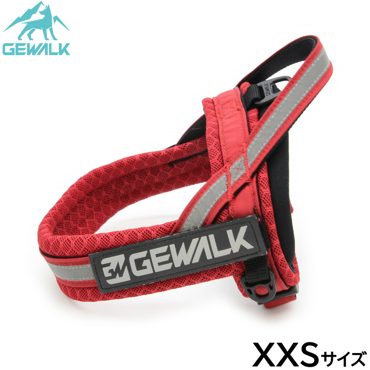 ジウォーク GEWALK アドベンチャー シーカー エコ ハーネス T型 XXS レッド