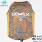 ジウォーク GEWALK リーフ プリント アクティブ クーリング タンクトップ 3XL オレンジ