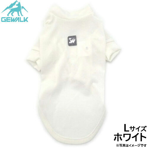 ジウォーク GEWALK 防虫 ガードマックス アクティブ Tシャツ L ホワイト
