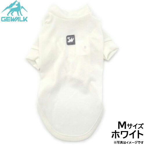 ジウォーク GEWALK 防虫 ガードマックス アクティブ Tシャツ M ホワイト