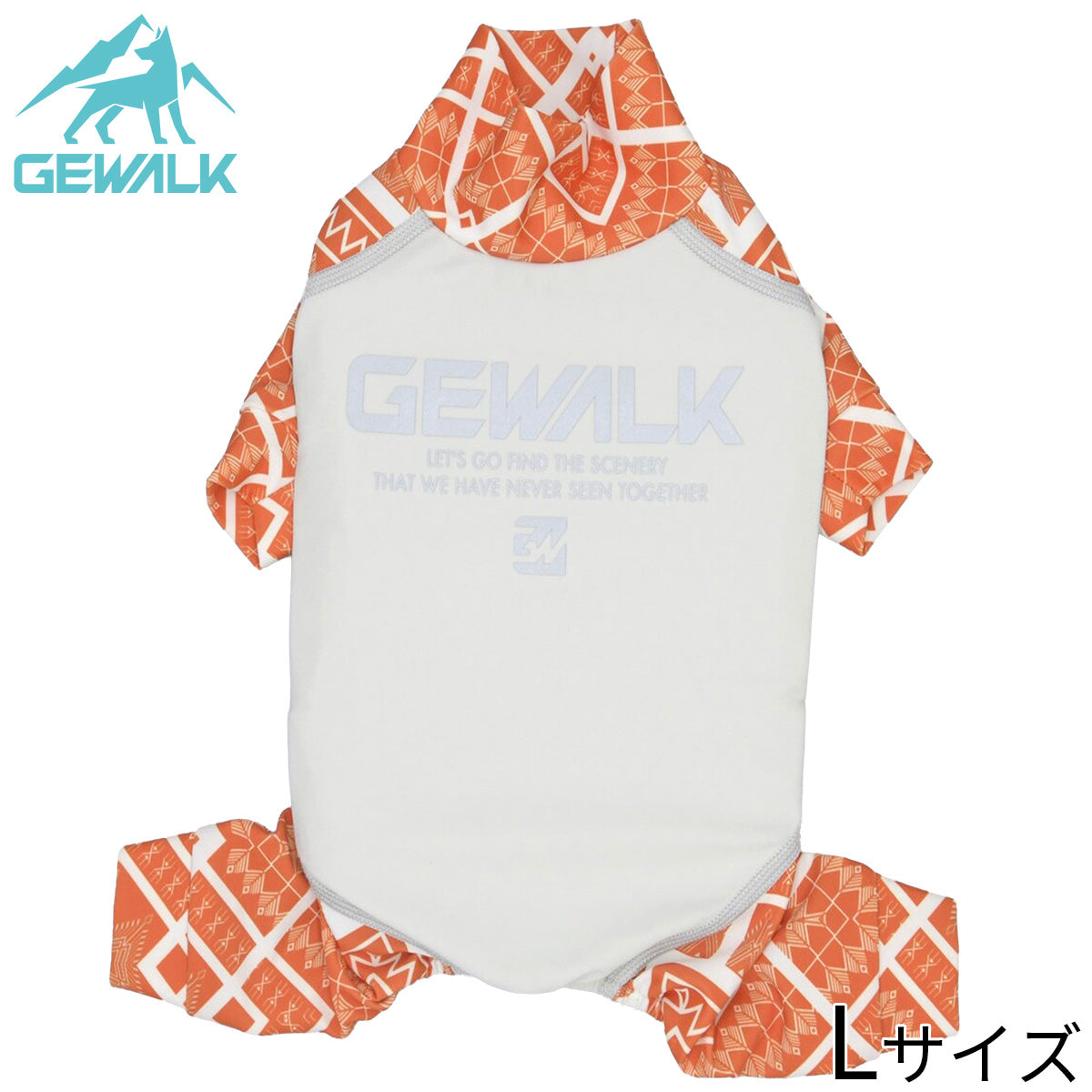 ジウォーク GEWALK 550マイナス フリージング ロンパース L オレンジ