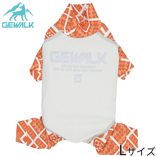 ジウォーク GEWALK 550マイナス フリージング ロンパース L オレンジ
