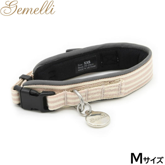ジェメリ Gemelli 抗菌多機能ストライプカラー M ピンク