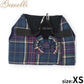 ジェメリ Gemelli クラシカルチェックハーネス XS ダークグリーン