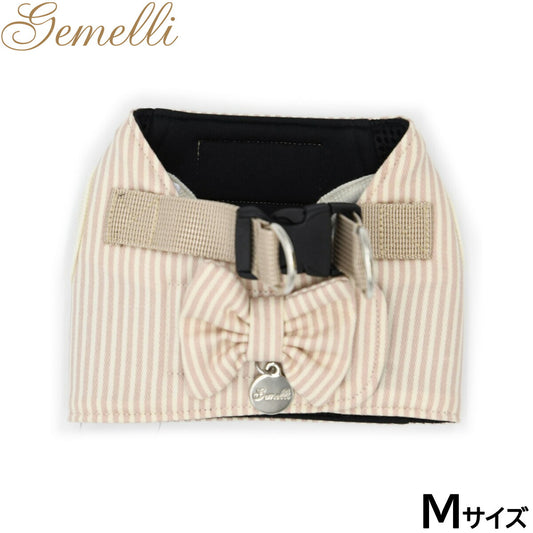 ジェメリ Gemelli 抗菌多機能ストライプハーネス M ピンク