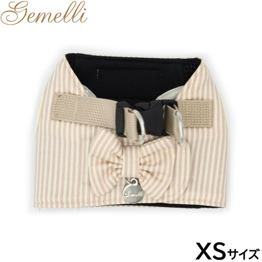 ジェメリ Gemelli 抗菌多機能ストライプハーネス XS ピンク