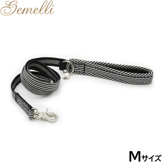 ジェメリ Gemelli 抗菌多機能ストライプリーシュ M ネイビー