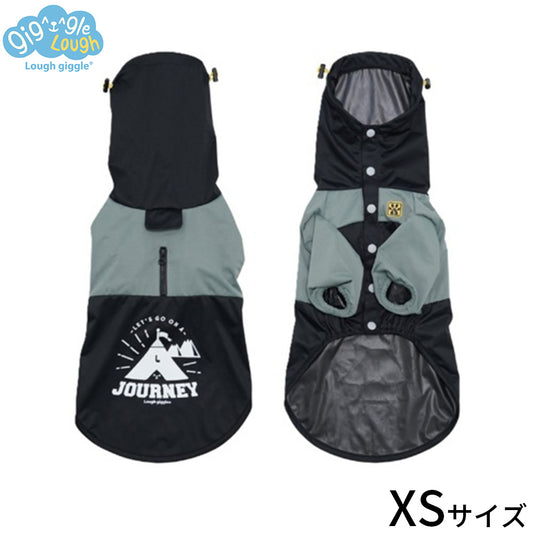 ラフギーグル LOUGH GIGGLE オールウェザー スヌードジャケット 犬服 XS ブラック