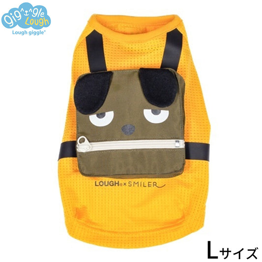ラフギーグル LOUGH GIGGLE モンスター Monsterリュック 犬服 L イエロー
