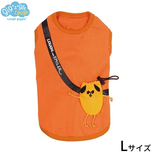 ラフギーグル LOUGH GIGGLE バディー Buddyポーチ 犬服 L オレンジ